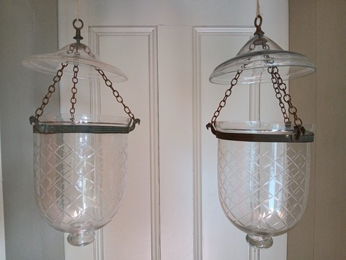 Pair vintage colonial hundi - vintage, colonial,
