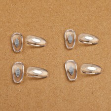 4 Pairs Clear / Gold / Beige