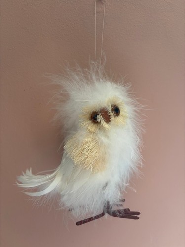 Fluffy owl hanging - fluffy,