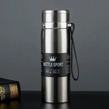 1L Thermal Water Bottle Keep Cold and Hot Water Bottle Thermos for Water Tea Cof