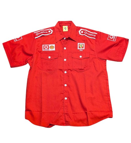 90s ferrari shirt vintage - ferrari, |
