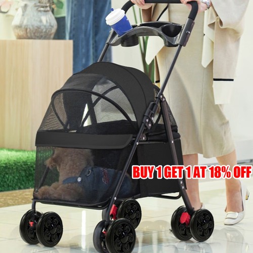 Pet stroller dog - cat, puppy