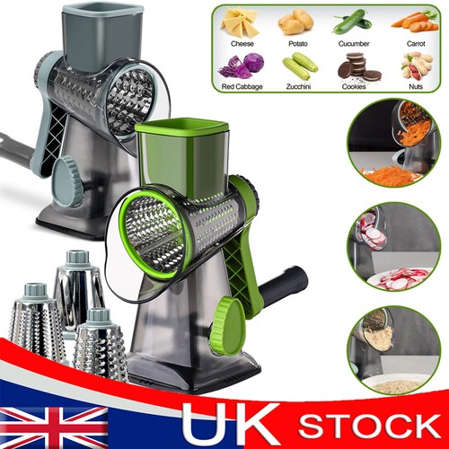 Rotary food slicer - 3-in-1,