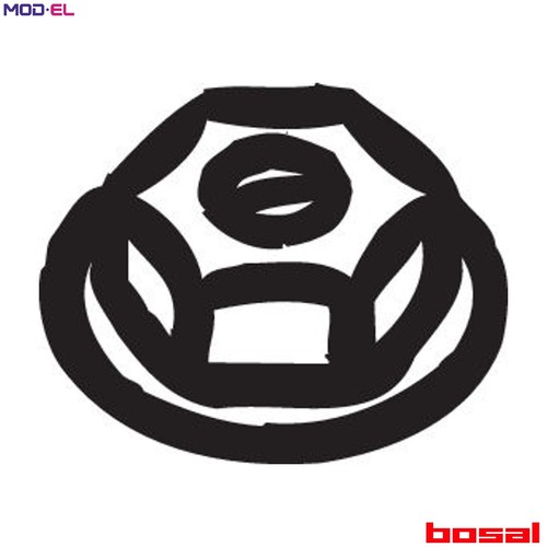 10x nut exhaust manifold - nut,