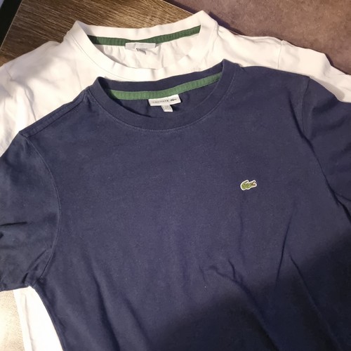 Gwnuine lacoste logo crew - x,