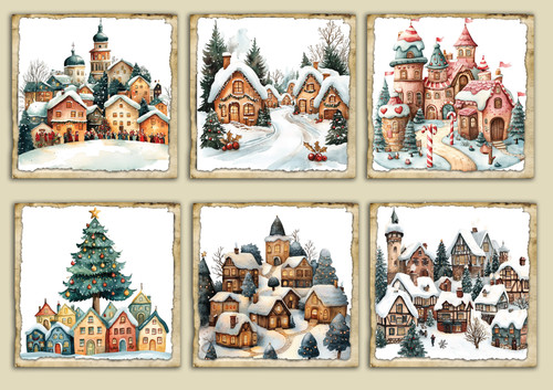 Christmas card toppers for - christmas,