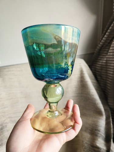Mdina glass chalice - mdina, chalice/goblet