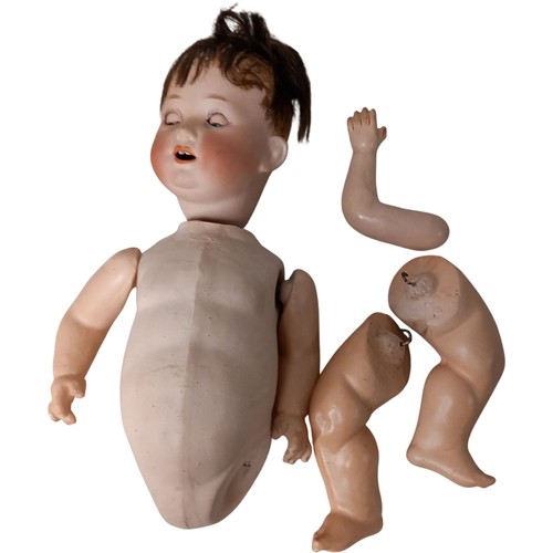 Vintage porcelain baby - baby, doll