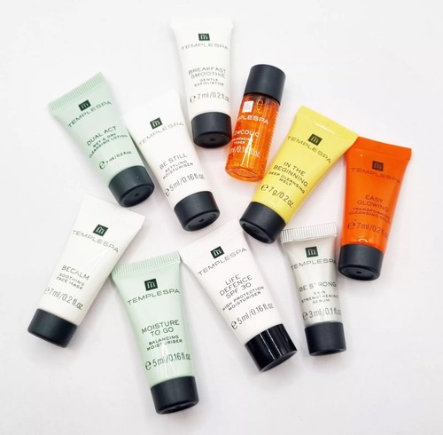 Temple spa samples cleansers - samples.,