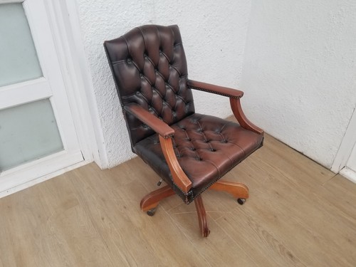 Vintage brown leather - vintage,