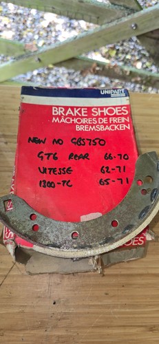 Classic triumph brake shoes - triumph,