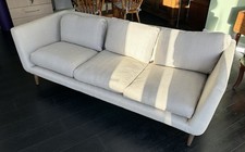 3 Seater Sofa With Herringbone Pattern