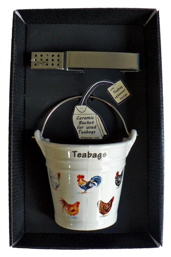 Chicken teabag tidy bucket - tidy,