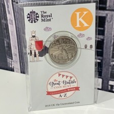 2018 10p Alphabet Letter Coin
