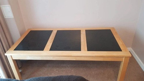 Solid wooden table - table, with