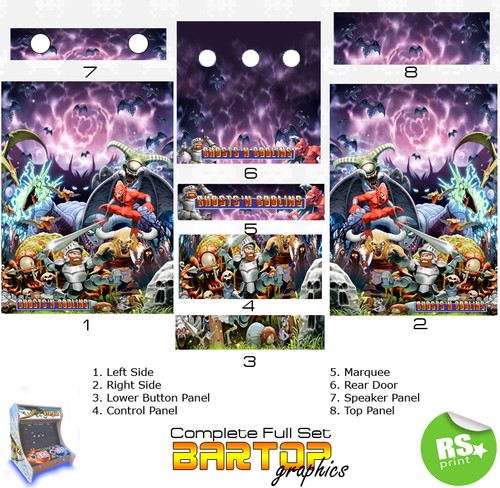 Ghosts and goblins full half - and, full/half