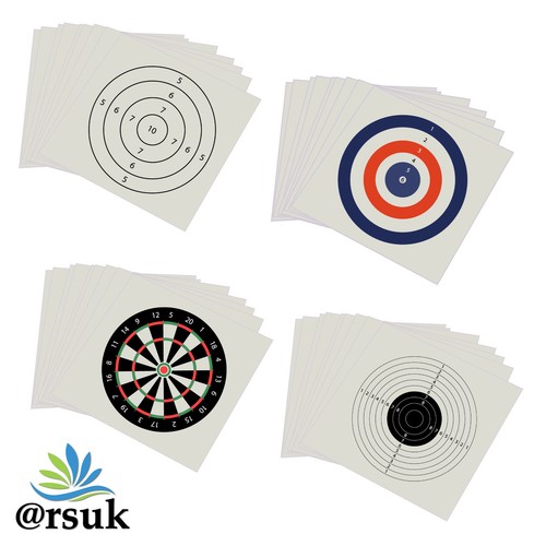 Airsoft shooting target paper - shooting,