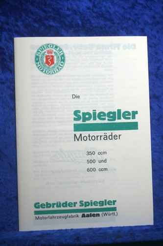 Spiegler motorcycle 350 500 - spiegler,