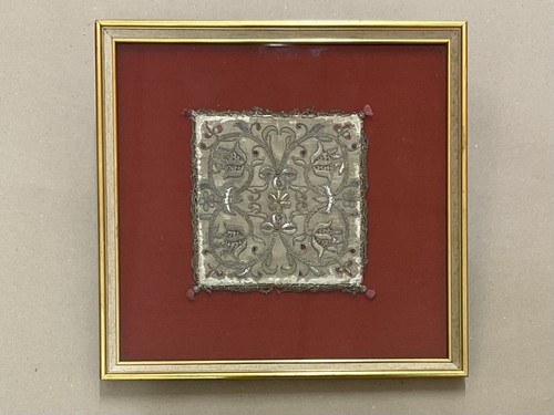 18th century needlework panel - 18th,