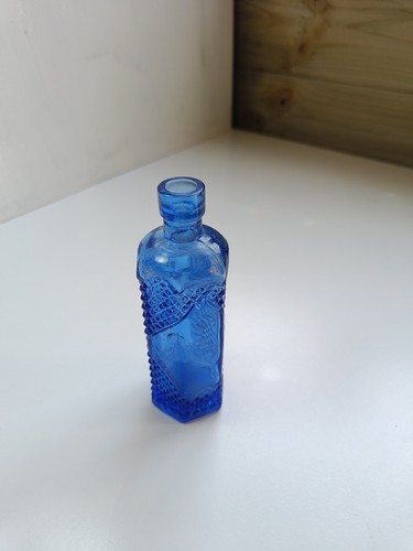 Blue glass cobalt - cobalt, bottle