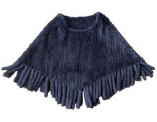 New Modern Dark BLUE IRIS MINK