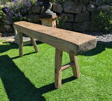 Rustic reclaimed vintage elm