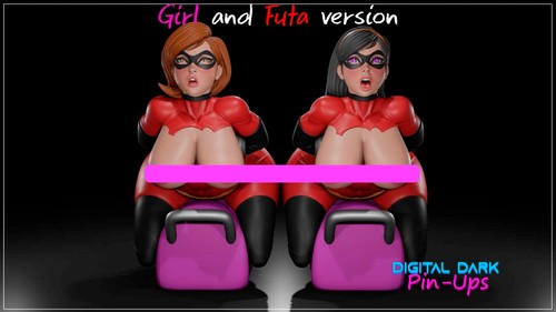 Elasticgirl nsfw resin model - nsfw,
