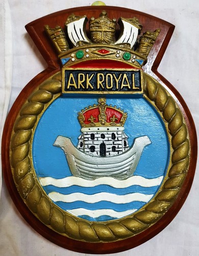Hms ark royal ship - royal, crest