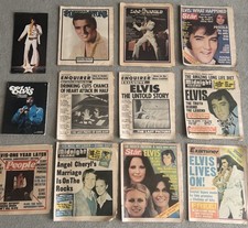 12 Vintage Elvis Presley 1970s