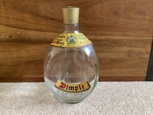 Vintage empty dimple whiskey - vintage,