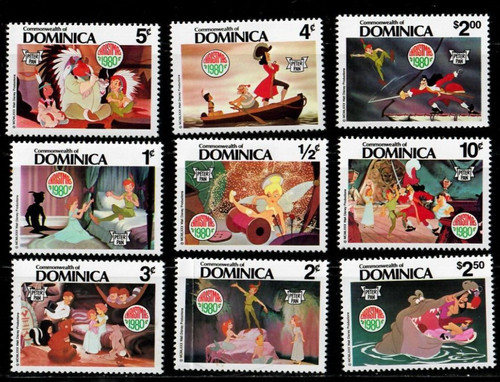 Dominica 1980 disney - dominica,