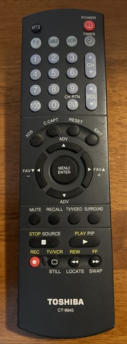 Toshiba 9945 remote - ct-9945,