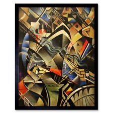 Nevinson The Arrival Abstract