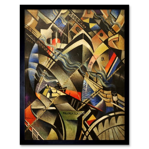 Nevinson the arrival abstract - nevinson,
