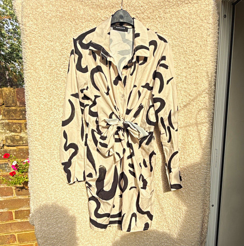 Parisian beige black abstract - parisian, beige/black
