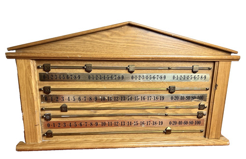Vintage snooker scoreboard - snooker,