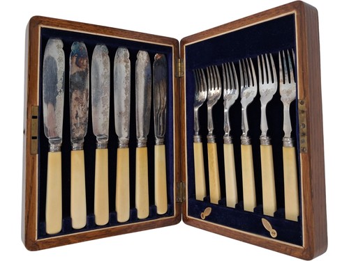 Vintage silver plate cutlery - silver,