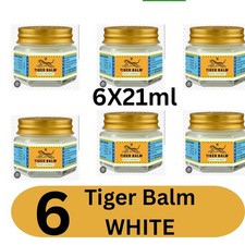 6 X 21ml Tiger Balm White