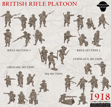 28mm WW1 British Rifle Platoon