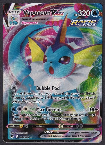 Pokemon vaporeon vmax 030 - vmax, 030/203