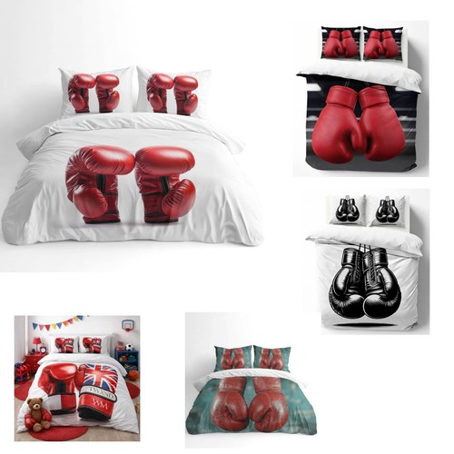 Printed boxing gloves duvet - boxing,