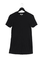 Jil Sander Women's Top L Black Linen with Nylon, Polyamide Tunic