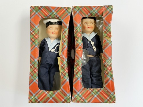 Vintage pair rosebud sailor - pair,