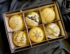 Hand Painted Glass Baubles 6