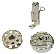 Singer 222K, 221K Bobbin Case Simanco 45750 with bobbin and sprung darning foot