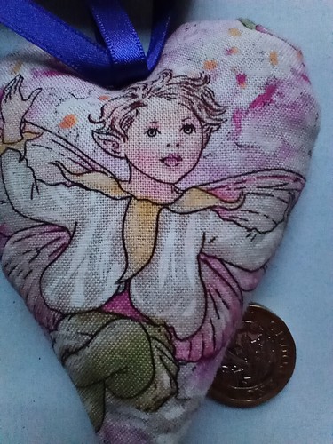 Flower fairy cotton fabric - flower,