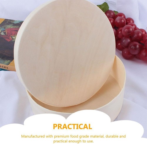 Round wooden gift - round, window