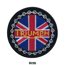 Triumph Bikes Union Jack round