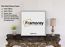 Thin Square Picture Frames With Or Without Mount,  Stylish & Durable for Home