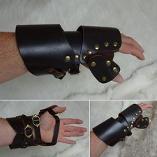 Thick  Leather Clamshell